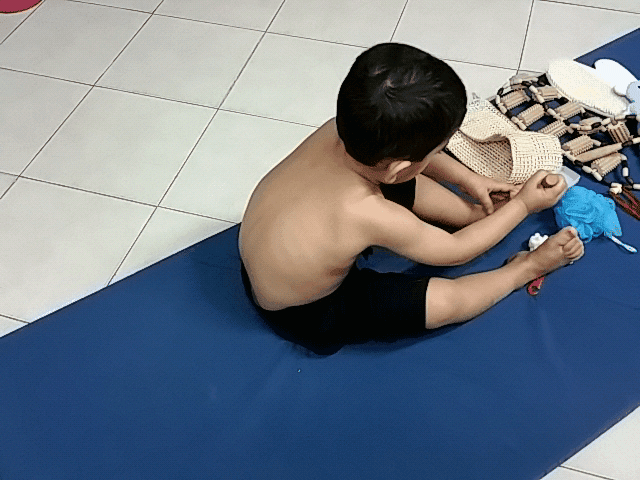 תרגול ויסות חושי - חוש המגע 1-4