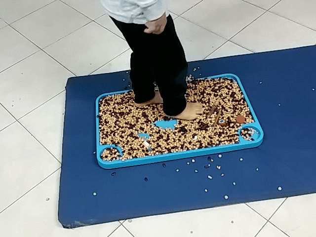 תרגול בויסות חושי , חוש המגע . תרגיל מספר 15