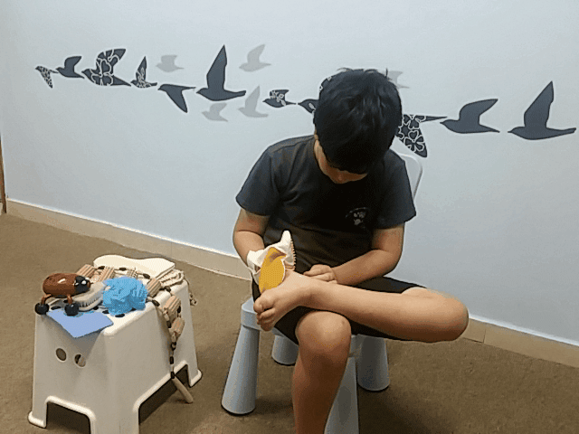 תרגול ויסות חושי, חוש המגע 2