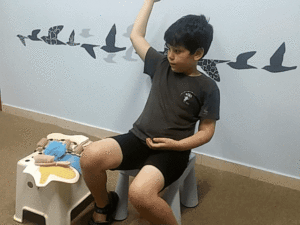 תרגול בויסות חושי , חוש המגע . תרגיל מספר 4