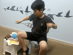 תרגול בויסות חושי , חוש המגע . תרגיל מספר 5